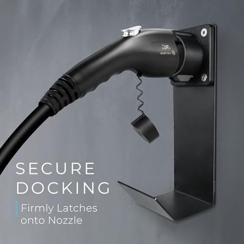 Electric Vehicle Charger Nozzle Holster Dock & J