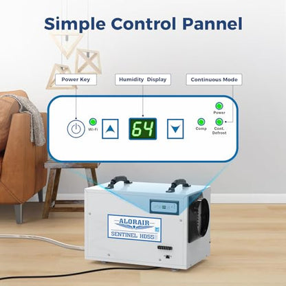 Smart Wi Fi 120 Pints Energy Star Crawlspace Dehumidifier