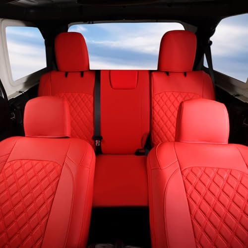 Wrangler JL Seat Covers Custom Fit for Jeep Wrangler (4 Count)