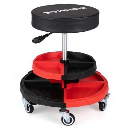 Rolling Shop Stools with Wheels