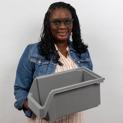 Large Stackable Plastic Storage Bins