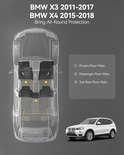Floor Mats for BMW X3 F25 2011