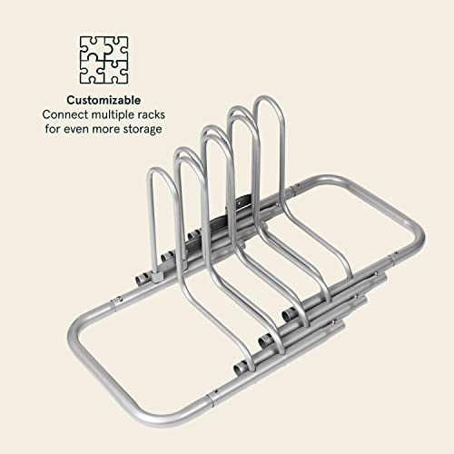 Stash Rack 4 Bike Floor Stand Bicycle Storage Organizer