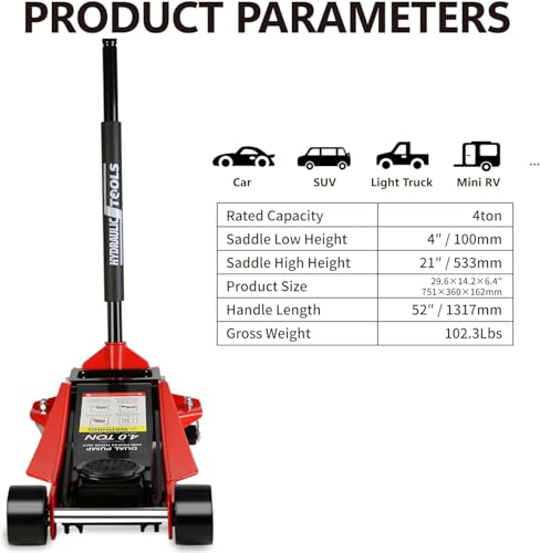4 Ton Low Profile Floor Jack