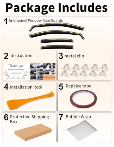 in Channel Window Visors Rain Guards for 2011