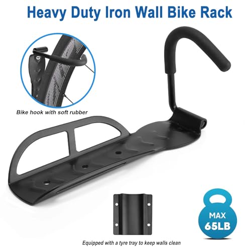 Garage Bike Rack Wall Mount (4 Pack)