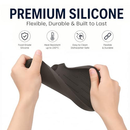 Silicone Soap Dish with Drain Spout