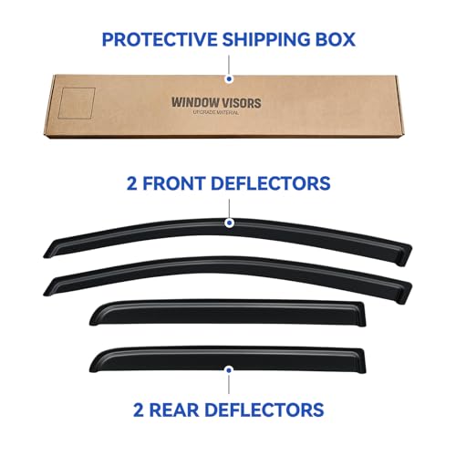 Window Visors Rain Guards for 2004