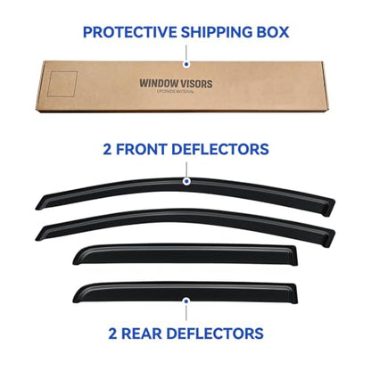 Window Visors Rain Guards for 2004