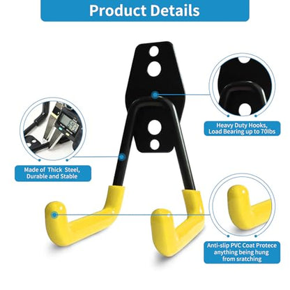 2 Pack Garage Storage Utility Hooks