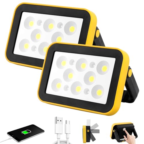2 Pack Rechargeable LED Work Light (2 Count)