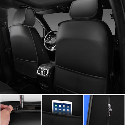 Nappa Leather Car Seat Covers Front Seats