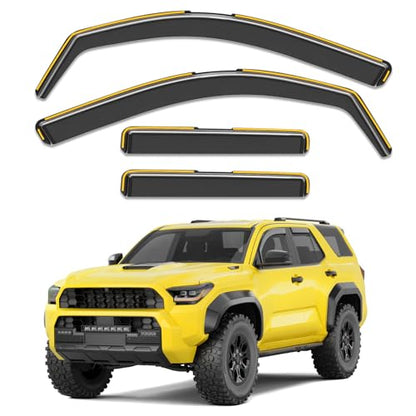 in Channel Window Visors Rain Guards for Toyota 4Runner 2025 2026