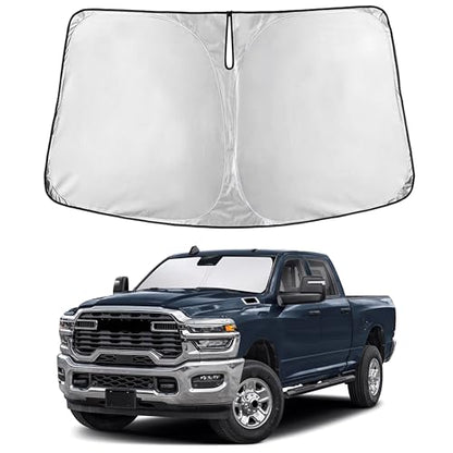 Windshield Sunshade Compatible for Dodge Ram 1500 2011