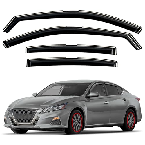 Window Deflectors Smoke Tinted in
