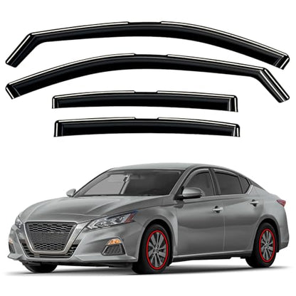 Window Deflectors Smoke Tinted in