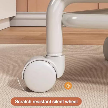 Low Rolling Stool with Wheels