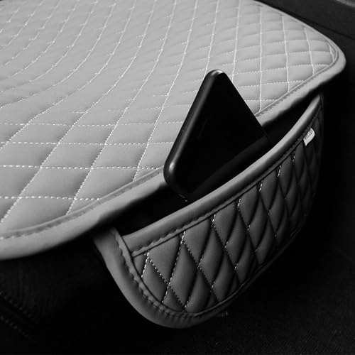 Pu Leather Car Seat Bottom Covers Protectors Include 1 Rear Bench Seat Cover Universal Fit 90% Vehicles