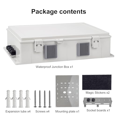 Outdoor Electrical Junction Box with High Power Outlet