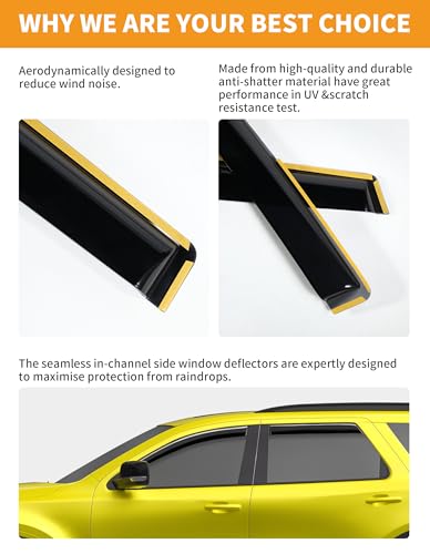 in Channel Window Visors Rain Guards for 2011