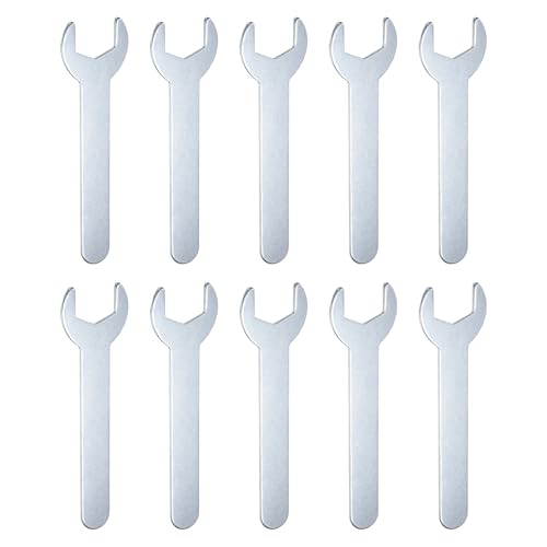 10pcs Small Wrench Open End Wrench 19x108x2mm Metric U (10 Count)