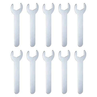 10pcs Small Wrench Open End Wrench 19x108x2mm Metric U (10 Count)