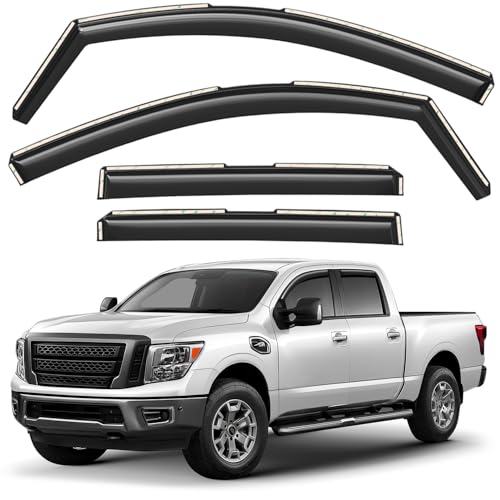 Window Deflectors Smoke Tinted in (4 Count)