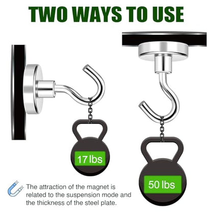 Medal Holders 5PCS Magnetic Hooks 50LBS Display Hanger
