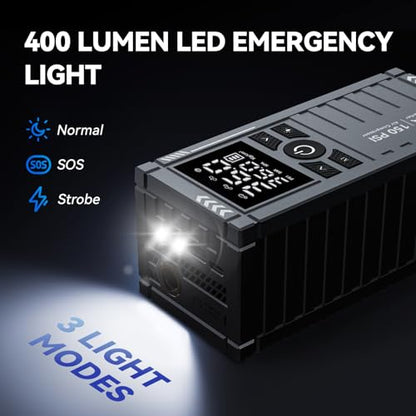 Car Battery Jump Starter with Air Compressor