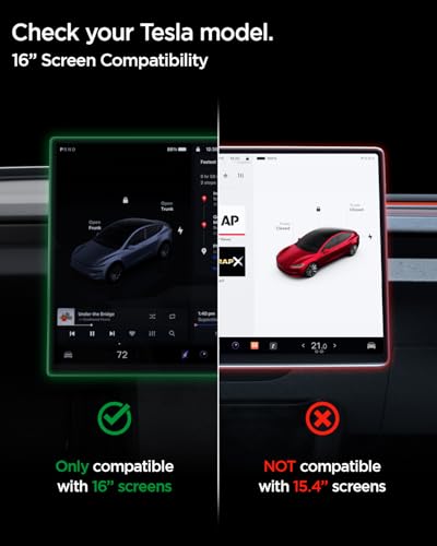 GlasTR EZ FIT Screen Protector Matte Finish for Model Y
