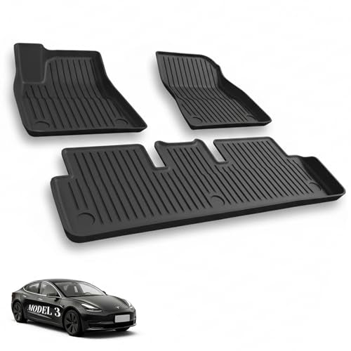 Floor Mats for Tesla Model 3 2023 (3 Count)