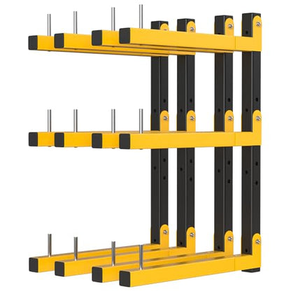 Lumber Rack Wall Mount Storage Racks Folding Wood Organizer Heavy Duty Shelf Brackets With 6 (4 Count)