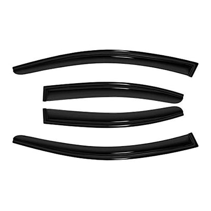 Rain Guards Compatible with Nissan Maxima 2009 (4 Count)