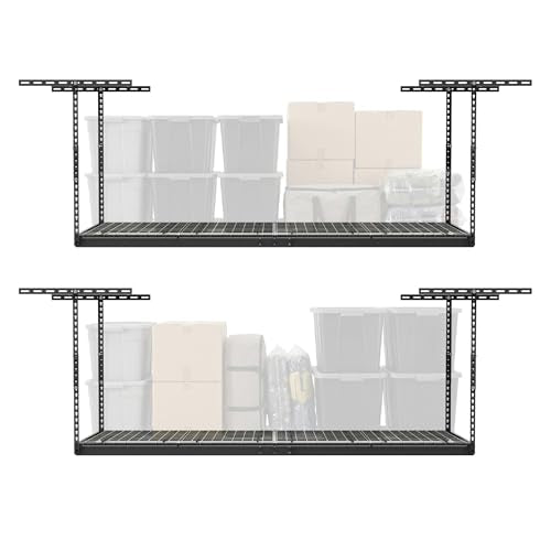 MonsterRax 2 Pack 3x8 Overhead Garage Storage Rack (2 Count)