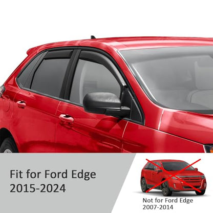 in Channel Extra Durable Rain Guards for Ford Edge 2015