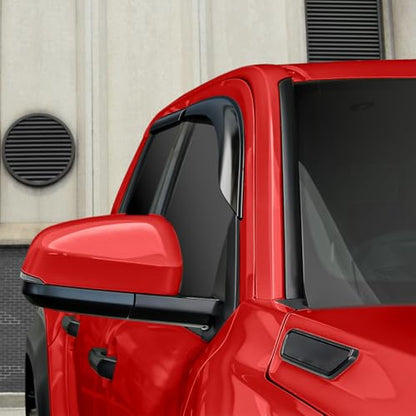 Tape on Extra Durable Rain Guards for Toyota Tacoma Double Cab 2024 (4 Count)