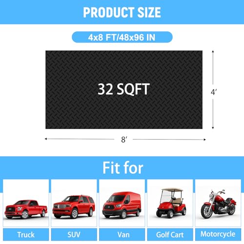 4x8 FT Garage Floor Mat