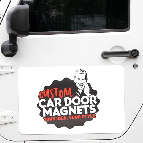 Custom Car Magnet Signs for Advertising and Promotion (2 Count)