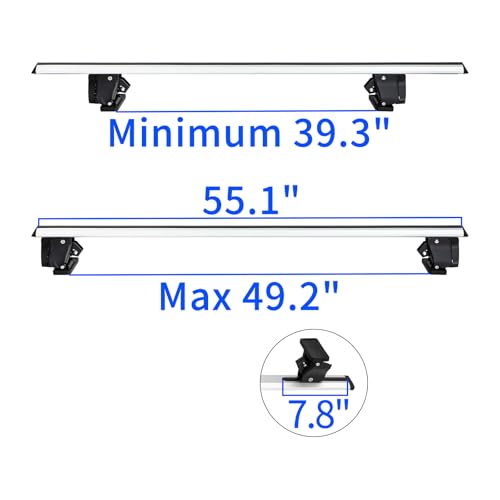 Universal 55" Roof Rack Cross Bars