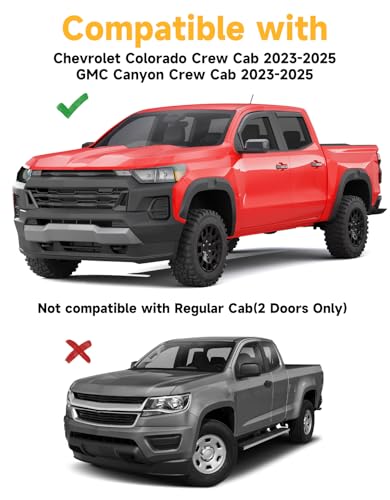 Window Visors Rain Guards for Chevy Colorado
