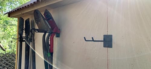 4 Pack Solid Steel Garage Wall Hooks for Tools