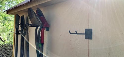 4 Pack Solid Steel Garage Wall Hooks for Tools