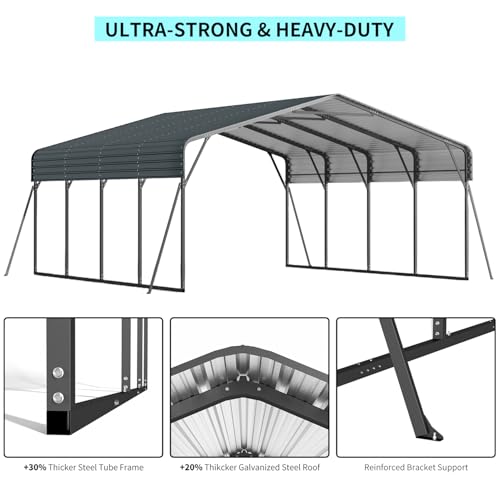20x20 FT Metal Carport