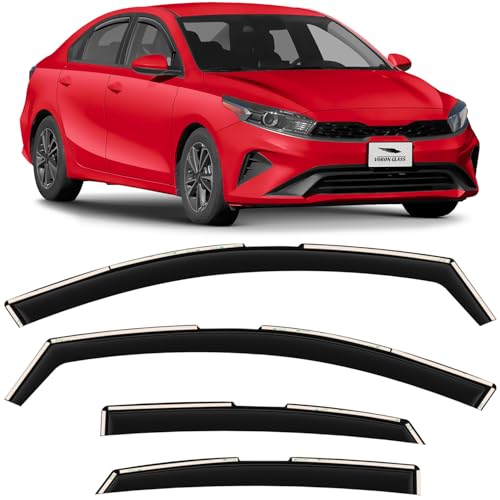 in Channel Extra Durable Rain Guards for Kia Forte 2019