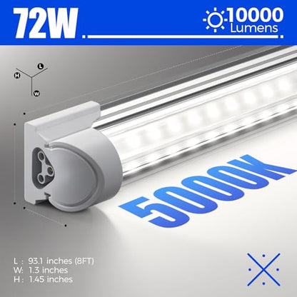 T8 LED Shop Lights 8FT (4 Count)