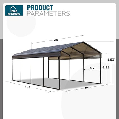 Metal Carport 12x20ft