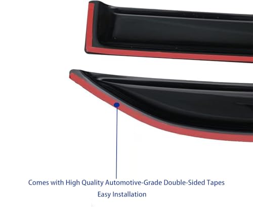Window Visors Rain Guards Fits 2009