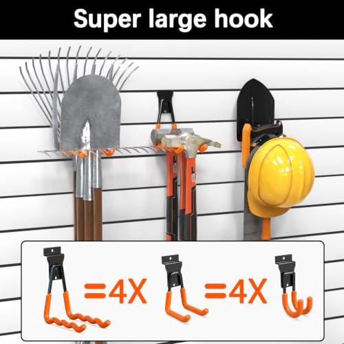 Slatwall Hooks 10 Pack Heavy Duty Multi Sizes (10 Count)