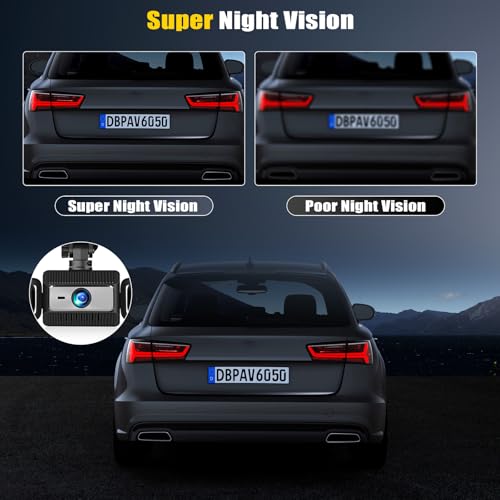 4 Channel 2.4 Inch 1080P Dash Cam Front and Rear Inside Left Right