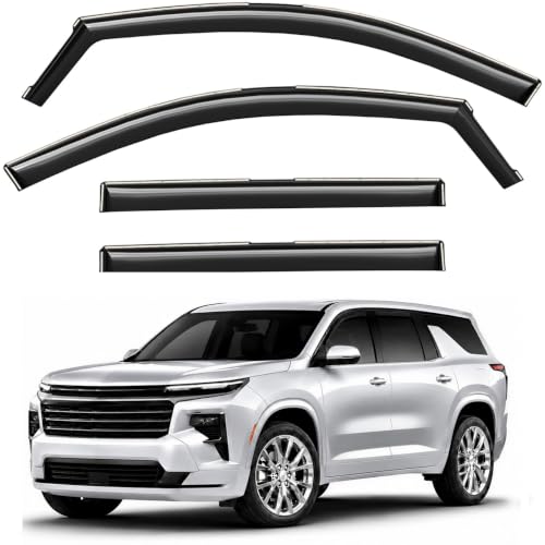 Window Deflectors Smoke Tinted in (4 Count)